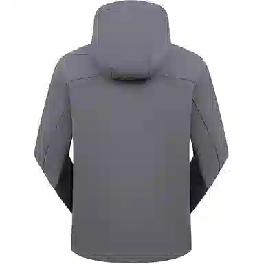 探路者  纯色登山徒步保暖  防风防泼水透气冲锋衣 男款