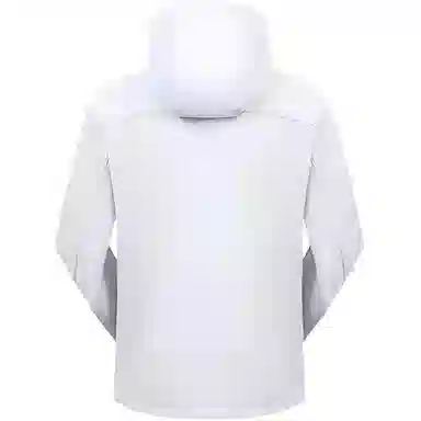 探路者  纯色登山徒步保暖  防风防泼水透气冲锋衣 男款