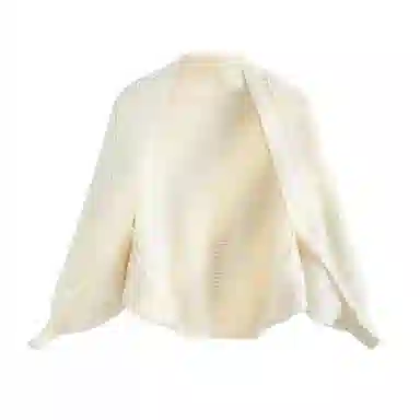 北极绒 针织镂空外搭春秋季 时尚宽松装饰长袖蝙蝠袖 披肩 女款