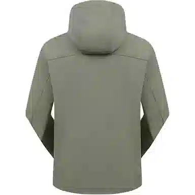 探路者  纯色登山徒步保暖  防风防泼水透气冲锋衣 男款