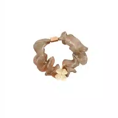 水中玉 猫眼石大肠发绳女头绳丸子头盘发头饰扎头发橡皮筋 发圈 女款