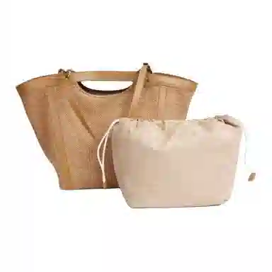YOCAMU Tote Bag Beige