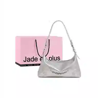 Jade en plus Silver/Black Handbag