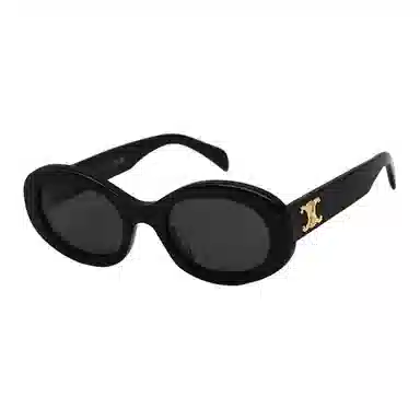 CELINE Oval Sunglasses Black
