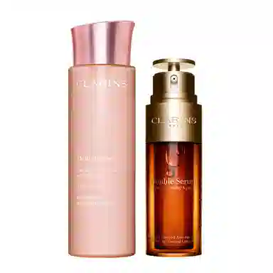 娇韵诗 双萃焕活精华水护肤套装 保湿 水乳两件套