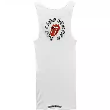 Chrome Hearts x Rolling Stones SS24 White Tank