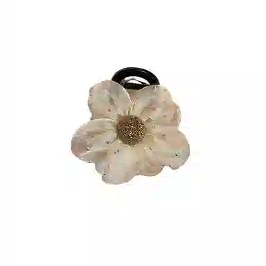 水中玉 高级感水钻花朵抓夹女后脑勺盘发发卡气质半扎夹子头饰 发夹 女款