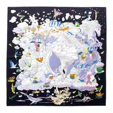 Hermes My Cloud Silk Scarf