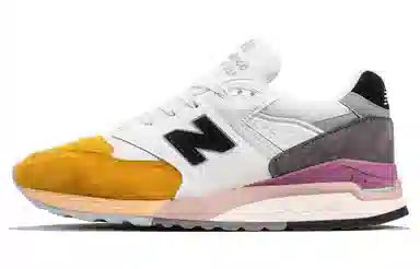 New Balance 998 White Orange