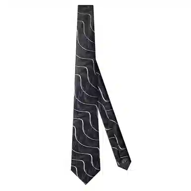 WILLIAM MILTON Striped Silk Tie