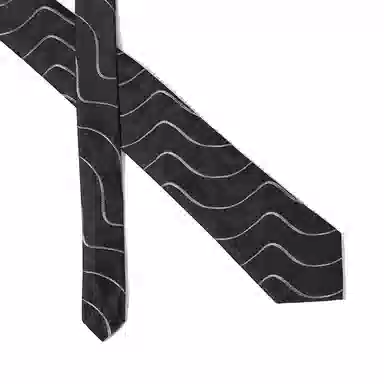 WILLIAM MILTON Striped Silk Tie