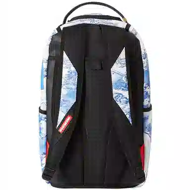 SPRAYGROUND x MET Museum Shark Logo Blue White Backpack