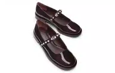 CHARLESKEITH ck PU 2.5cm Black BoxMaroonChalk