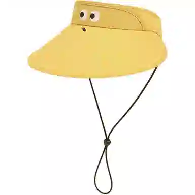 云朵工厂 种子表情空顶帽 聚酯纤维 防晒帽 女款