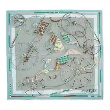 Hermes Scarf Green