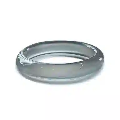 谧月珠宝 新中式库里蓝 复古国潮风冰透青蓝气质显白古风汉服旗袍 冰透清冷感典雅轻奢大气高级感精致 玛瑙 手镯 女款