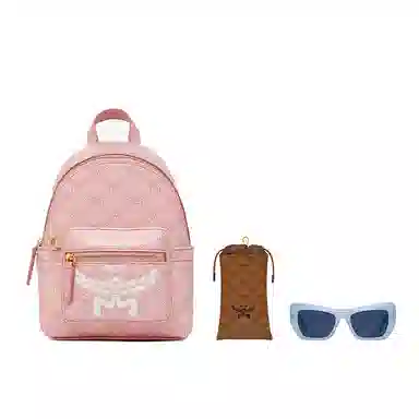 MCM Mini Backpack Pink