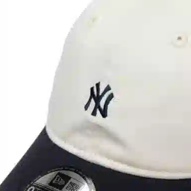 New Era NY Embroidered Cap White/Blue
