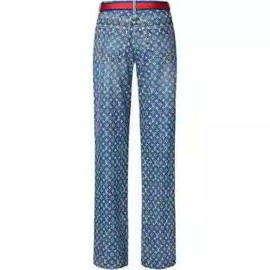 Louis Vuitton x America's Cup SS24 Logo Print Jeans