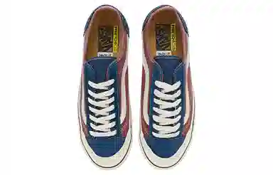 Vans Style 136 White Red Blue