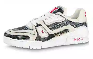 Louis Vuitton Trainer White Black