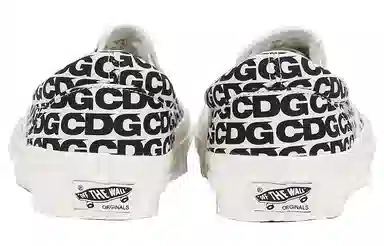 Comme Des Garcons x Vans Slip-On White Black