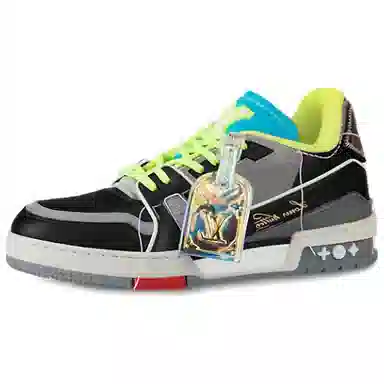 Louis Vuitton Trainer Sea Blue Black