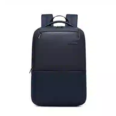 北极猎人 商务男士双肩包休闲出差旅游电脑包 防泼水 黑色/蓝色/灰色