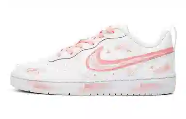 Nike Court Borough Low 2 GS White Pink