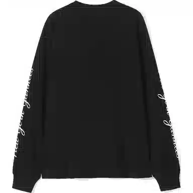 New Era NY Logo Crewneck Black