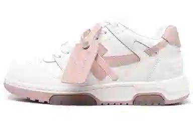 OFF-WHITE Out Of Office White Pink