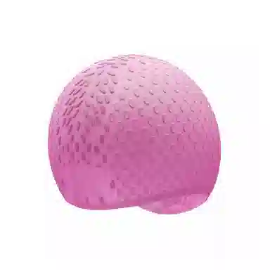 撞青春 成人款水滴帽防水护发纯色时尚大气 硅胶 游泳帽 男女同款情侣款