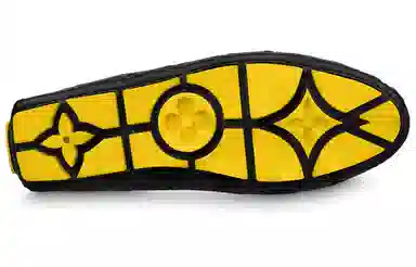 Yayoi Kusama x Louis Vuitton Driver Moccasin Black Yellow