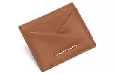 Charles & Keith Card Holder Oat Tan