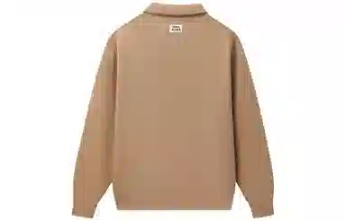 恒源祥 纯色翻领休闲长袖卫衣 男款