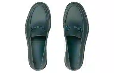 Gucci Rubber Loafer Deep Green