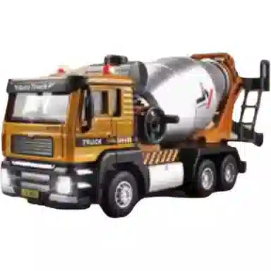 卡威 工程车 合金小汽车搅拌车挖掘机 成品模型