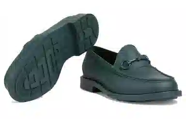 Gucci Rubber Loafer Deep Green