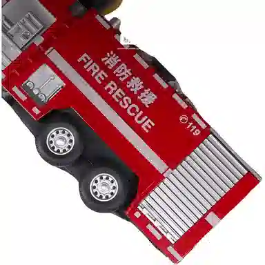 卡威 云梯消防 车玩具可喷水大号合金汽车救援警车 成品模型