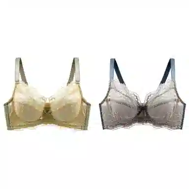 莫代尔 软钢圈调整型蕾丝文胸 女款