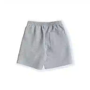 我是大卫 韩版纯色轻薄透气运动五分裤简约垂感宽松休闲短裤 男女同款 灰色