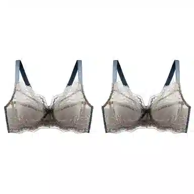 莫代尔 软钢圈调整型蕾丝文胸 女款