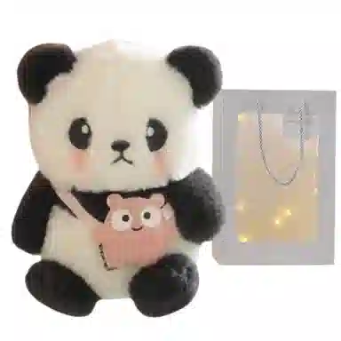 公主恋人 球球熊猫安抚布娃娃 玩偶 毛绒挂件