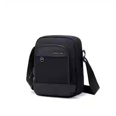 北极猎人 大容量 多功能口袋 高密度防泼水 涤纶 斜挎包 常规 男款 黑色/蓝色/灰色