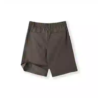 SHANTREE Retro Casual Shorts Khaki