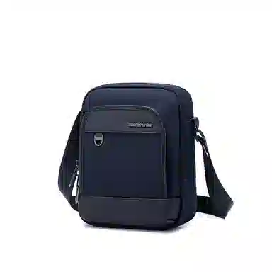 北极猎人 大容量 多功能口袋 高密度防泼水 涤纶 斜挎包 常规 男款 黑色/蓝色/灰色