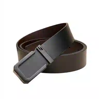 帝企鹅 平滑扣休闲 牛皮 皮带 男款