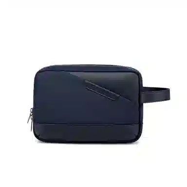 北极猎人 时尚简约轻便日常通勤休闲防泼水 涤纶 手提包手拿包 男款 黑色/蓝色/灰色