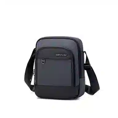 北极猎人 大容量 多功能口袋 高密度防泼水 涤纶 斜挎包 常规 男款 黑色/蓝色/灰色