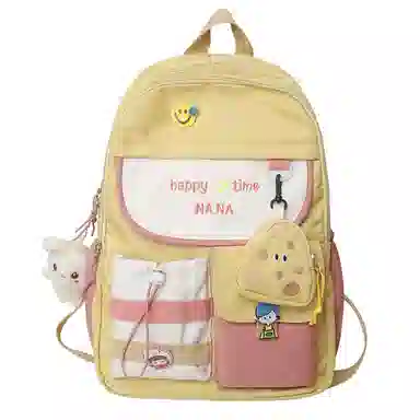 Parker Bear Nylon Backpack
